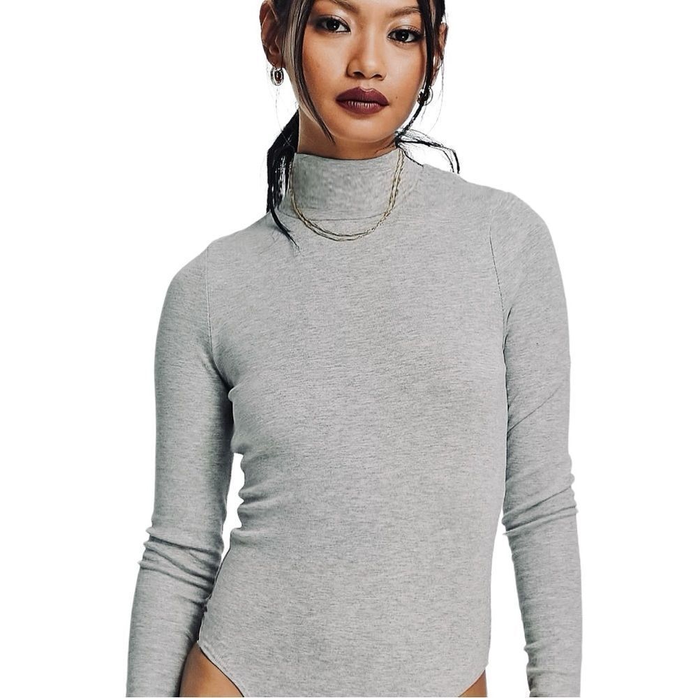 Ambiance Turtleneck Bodysuit, Size Small